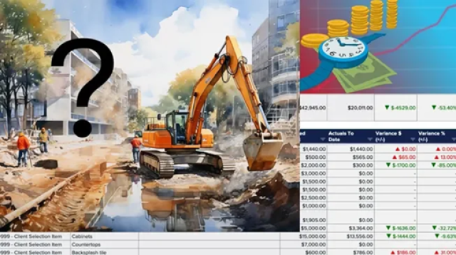 Quais são as dificuldades com orçamentos de obras?